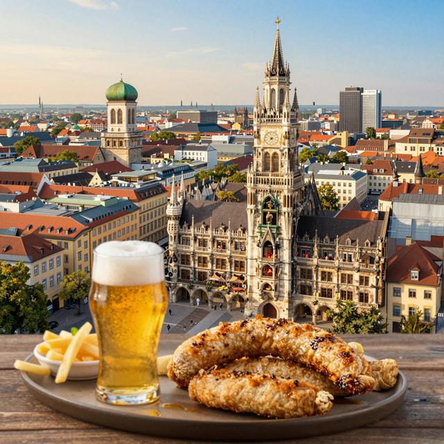 ミュンヘン5日間の美食旅：ビールからソーセージまで、バイエルンの味覚を堪能する旅